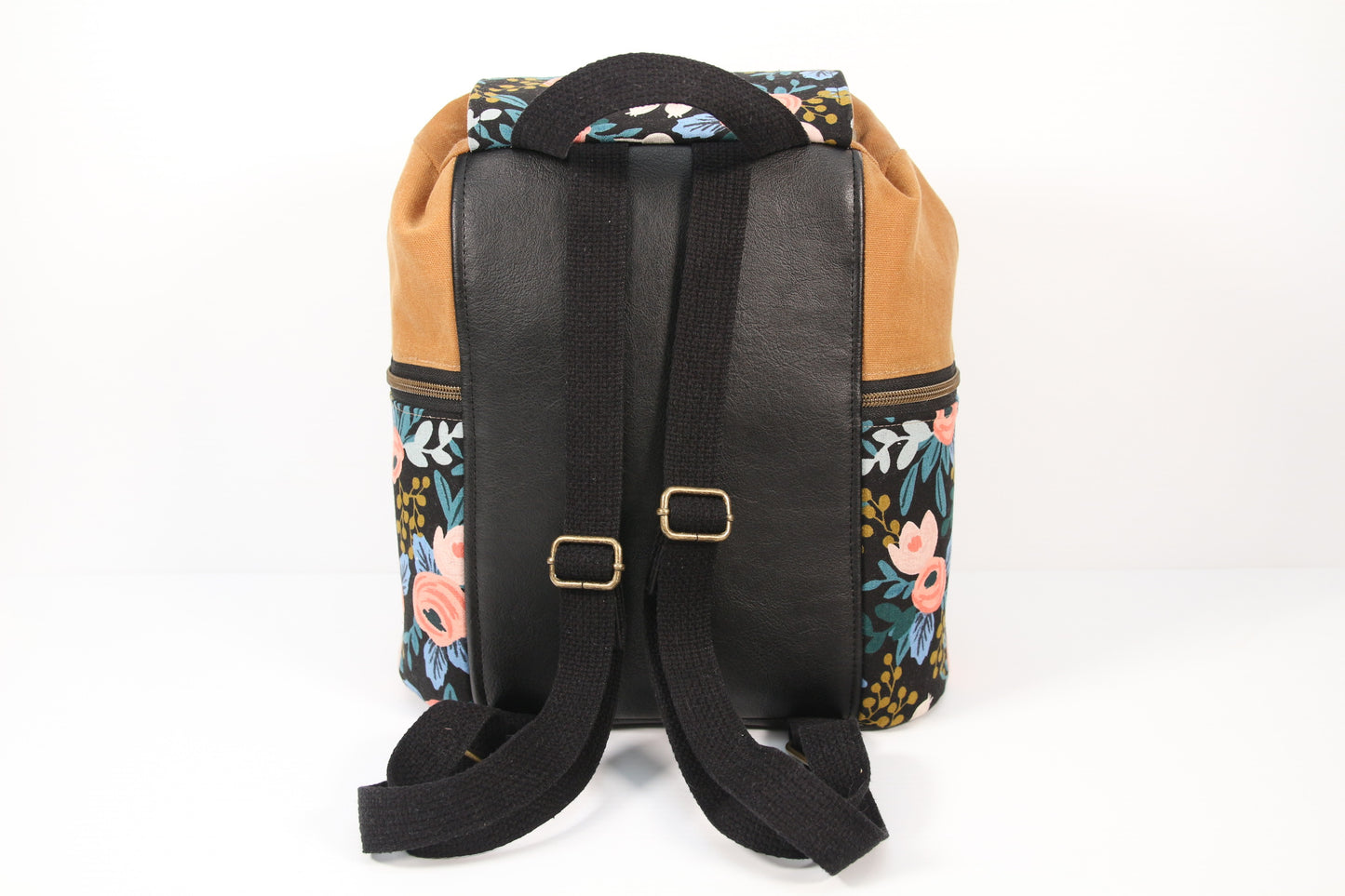 Bee Balm Waxed Canvas Backpack - PDF sewing pattern