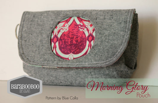 The Morning Glory Pouch - FREE PDF Sewing Pattern