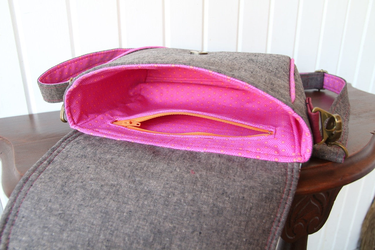 FREE The Sweet Pea Saddle Bag - PDF Sewing Pattern