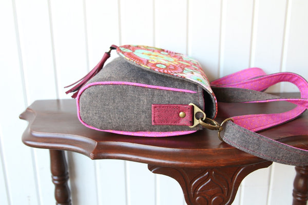 FREE The Sweet Pea Saddle Bag - PDF Sewing Pattern
