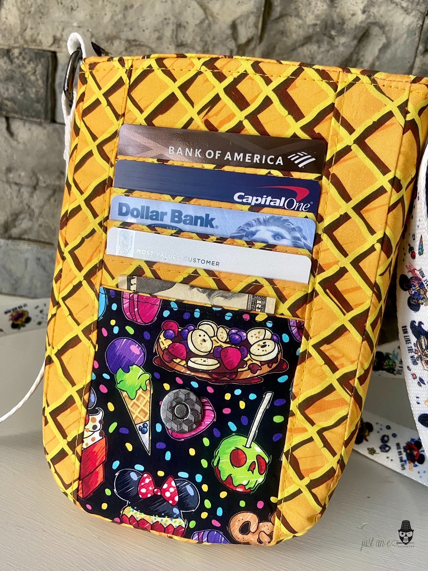 Campanula Cross Body Phone Bag - PDF sewing pattern