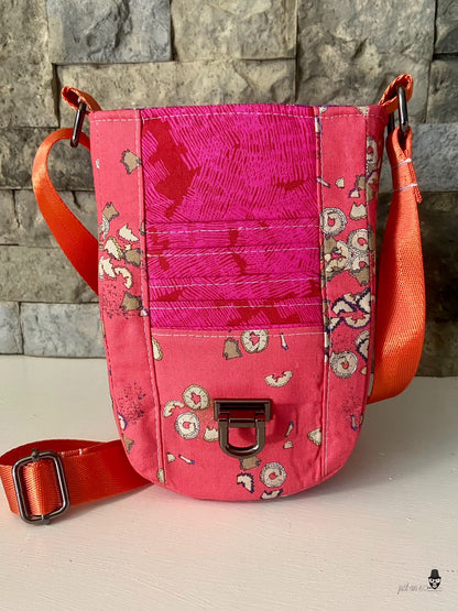 Campanula Cross Body Phone Bag - PDF sewing pattern