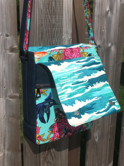 The Coneflower Cross Body bag - PDF Sewing pattern