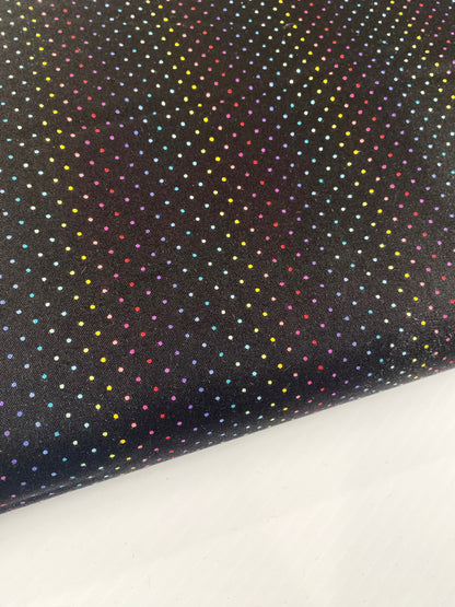 Rainbow Wonderland - Mini Dot in Black