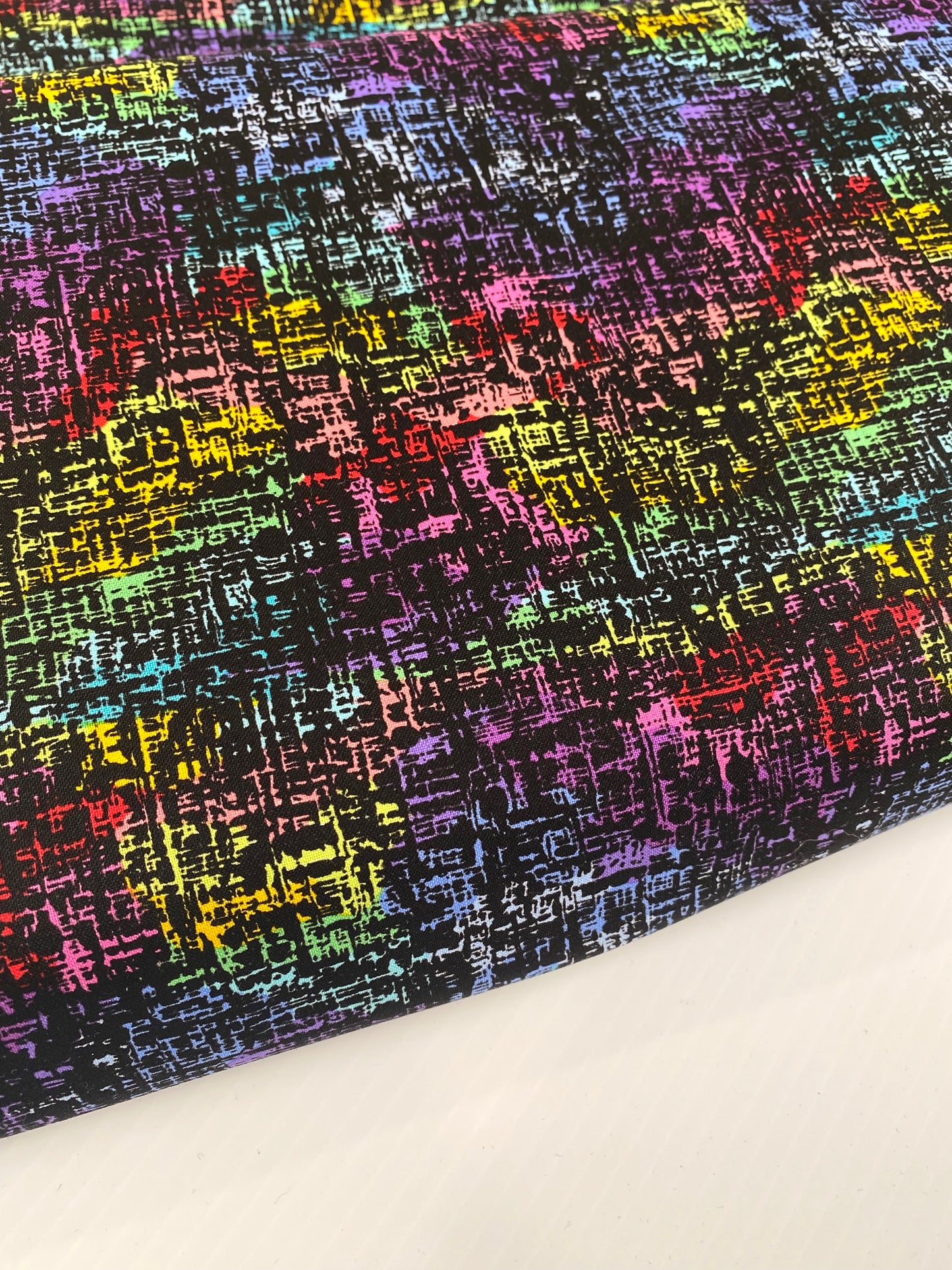 Rainbow Wonderland - Weave in Black