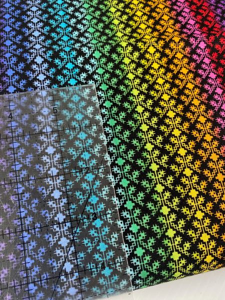 Rainbow Wonderland - Vine Knit in Black