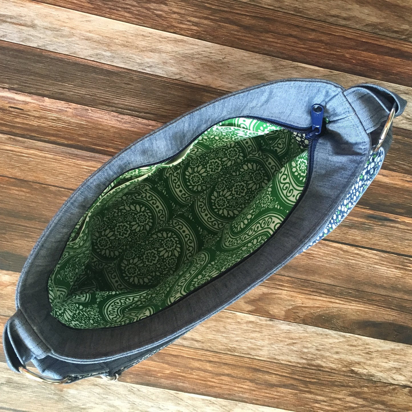 The Zinnia Zippered Panel Bag - PDF Sewing Pattern