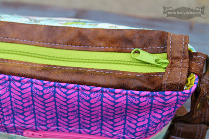 The Tansy Zippered Tote - PDF Sewing Pattern