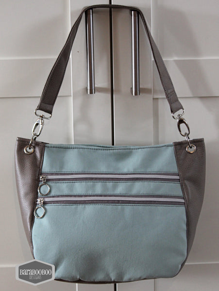 The Delphinium Hobo bag in 2 sizes - PDF sewing pattern