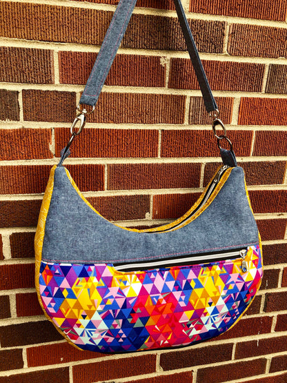 The Honeysuckle Hobo bag - PDF Sewing pattern