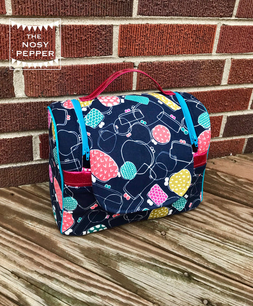 The Lavender Cosmetic Tote in 2 sizes - PDF Sewing Pattern