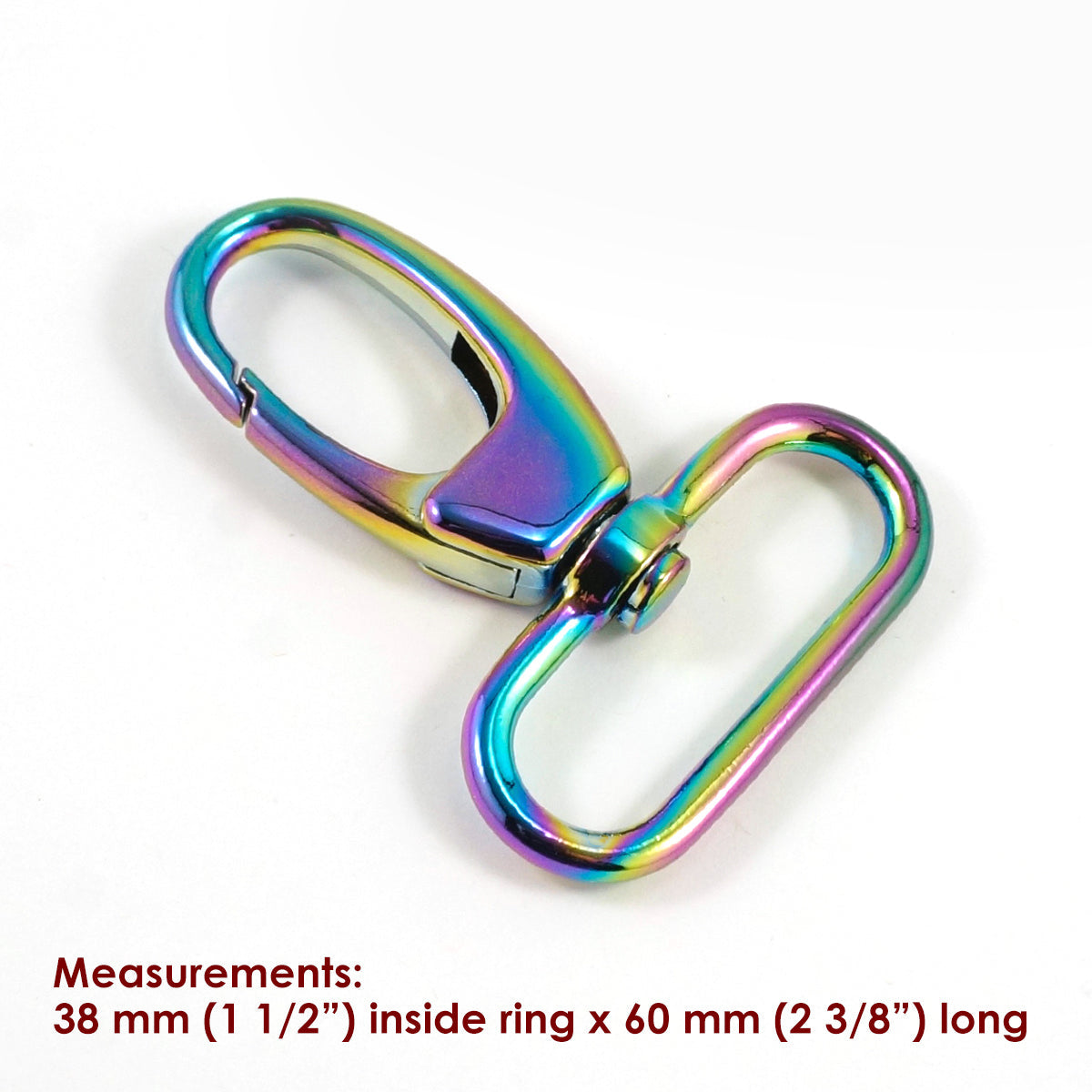 1.5" swivels (SET of 2) - Available in 5 metal finishes