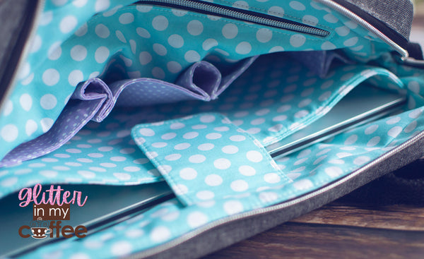 Lupin Laptop Bag - PDF sewing pattern