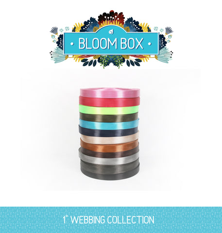 Bloom Box - 1" webbing collection