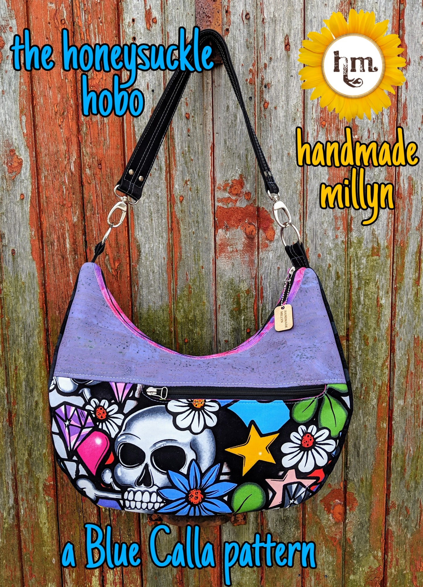 The Honeysuckle Hobo bag - PDF Sewing pattern