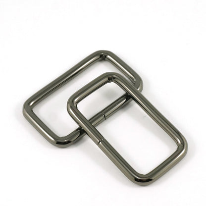 1.5" RECTANGLE RINGS (SET of 4) - Available in 5 metal finishes
