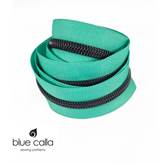 MATTE BLACK COIL - Marine - #5 Nylon Coil Zipper