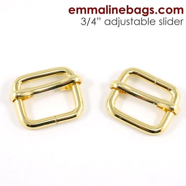 3/4" ADJUSTABLE SLIDERS (2 PACK) - Available in 5 metal finishes