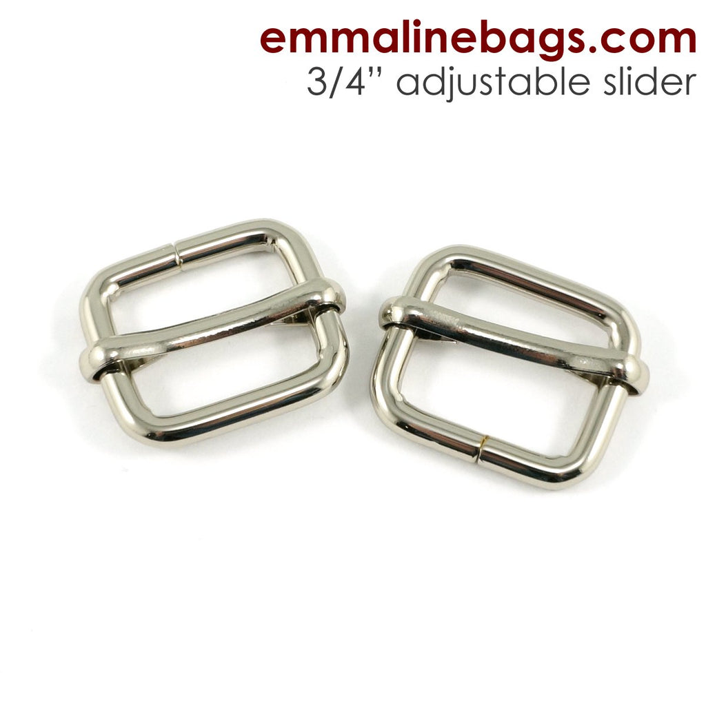 3/4" ADJUSTABLE SLIDERS (2 PACK) - Available in 5 metal finishes