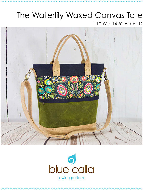 Waterlily Waxed Canvas Tote - Hardware Kit