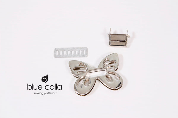 Butterfly Bag Lock - 6 metal finishes
