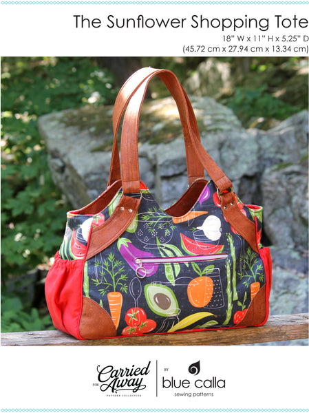 The Sunflower Tote - PDF sewing pattern