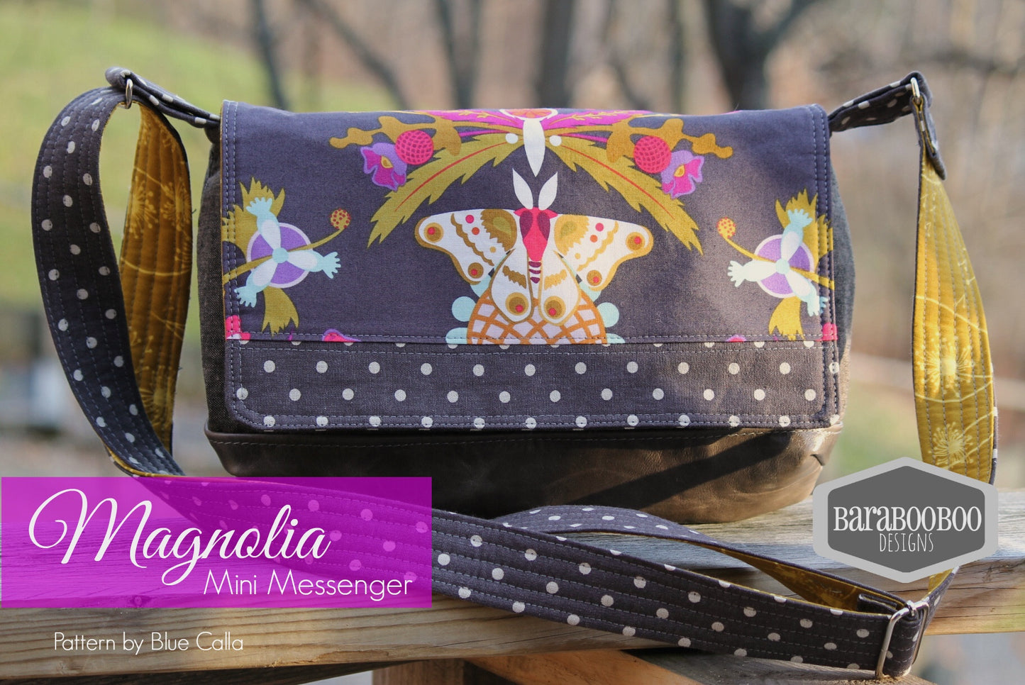 The Magnolia Mini Messenger - PDF Sewing Pattern