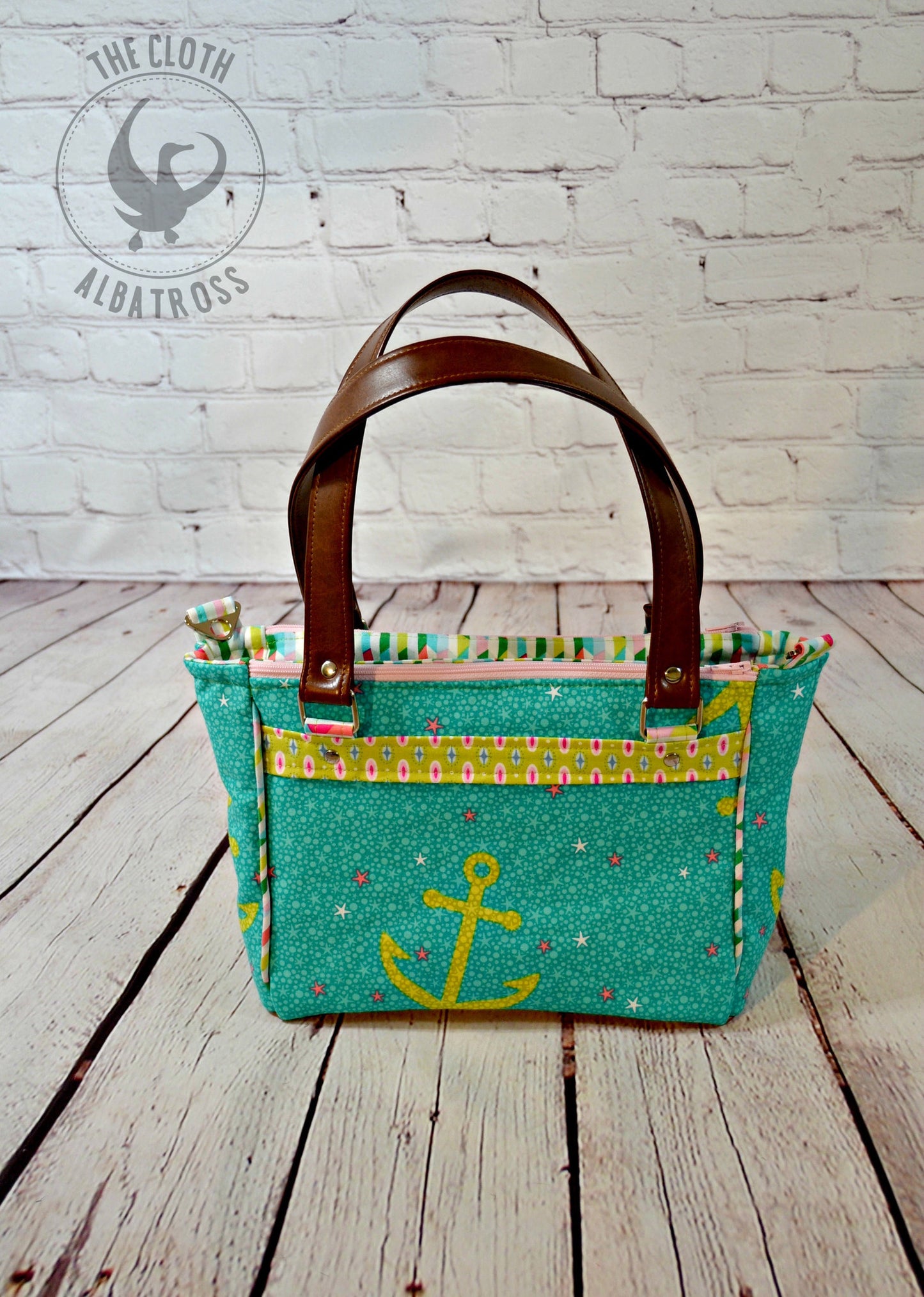 The Dandelion Double Zip Handbag - PDF Sewing Pattern