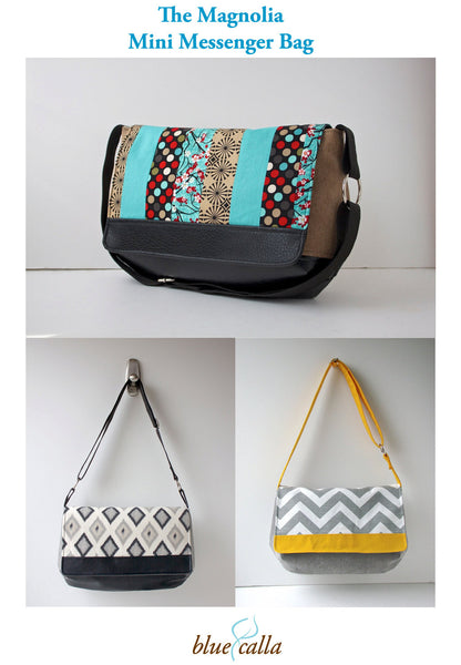 The Magnolia Mini Messenger - PDF Sewing Pattern