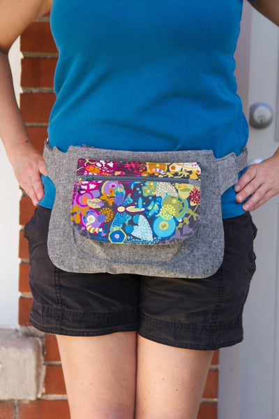 The Orchid Waist/Sling Bag - PDF Sewing Pattern
