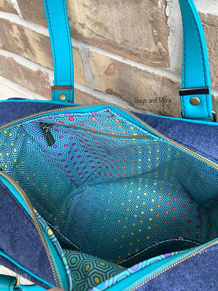 Coleus Bowler Bag - PDF sewing pattern