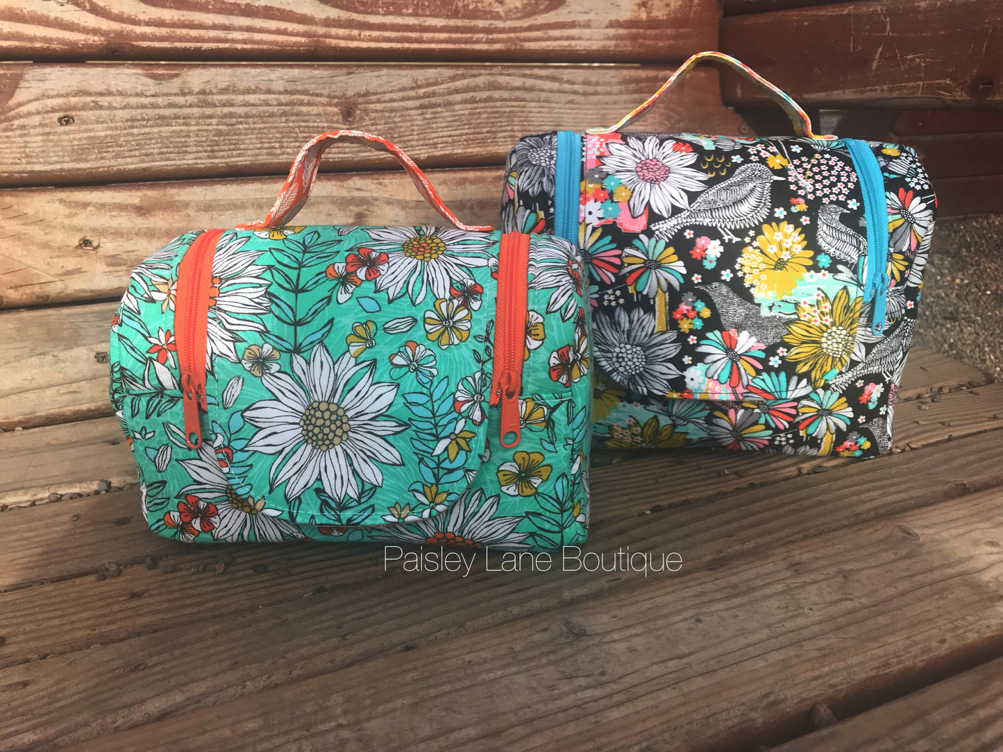 The Lavender Cosmetic Tote in 2 sizes - PDF Sewing Pattern