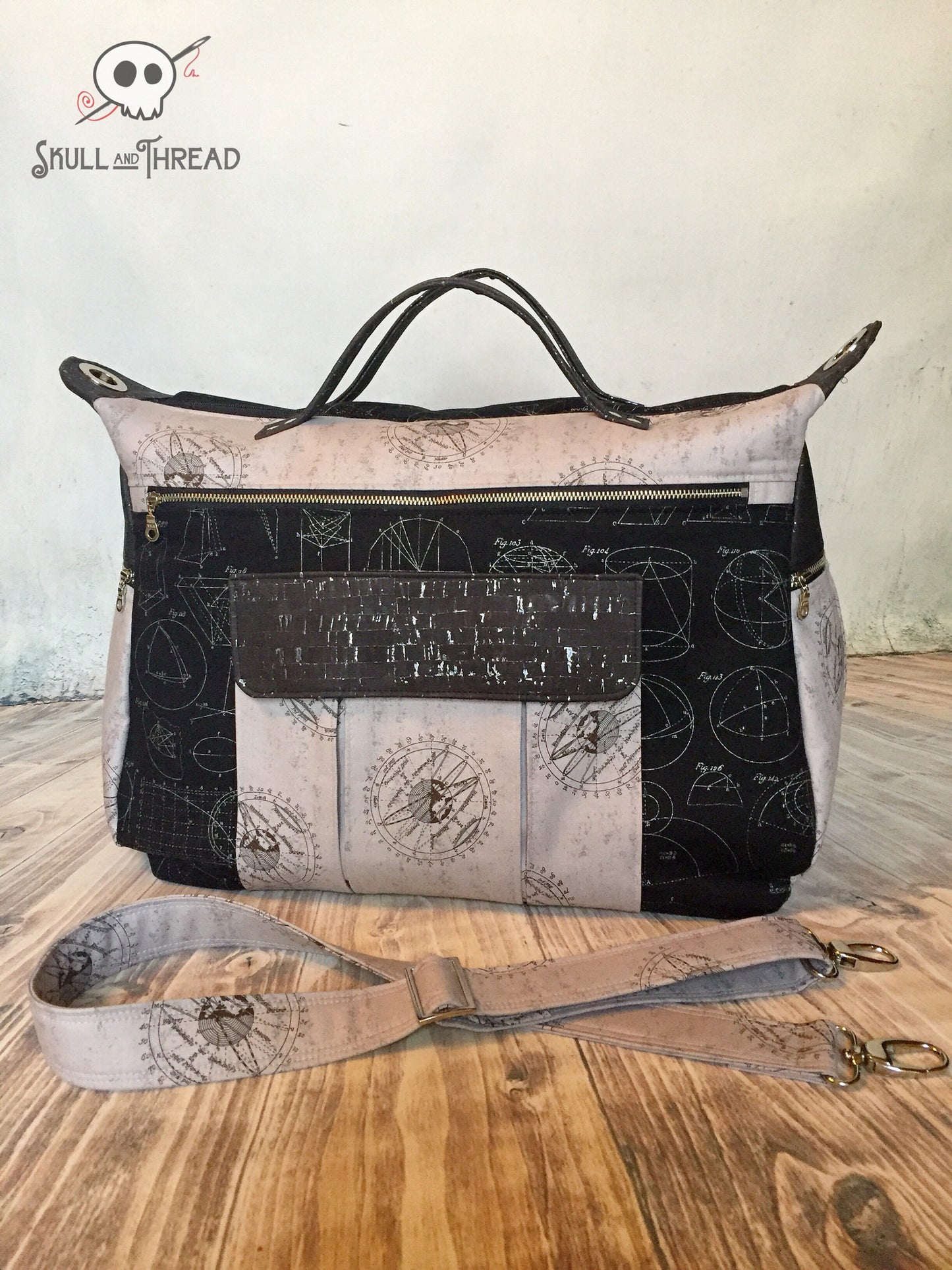 The Dogwood Travel Duffel Bag - PDF Sewing pattern