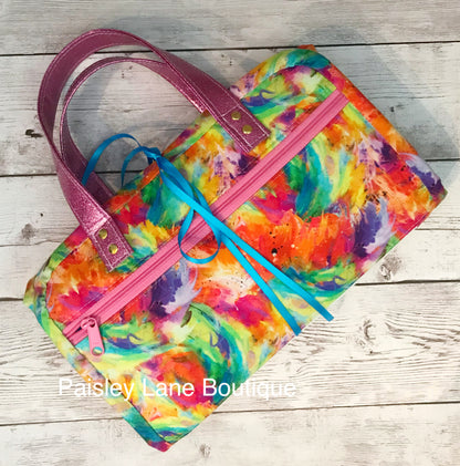 The Hibiscus Hanging Toiletry Bag - PDF sewing pattern