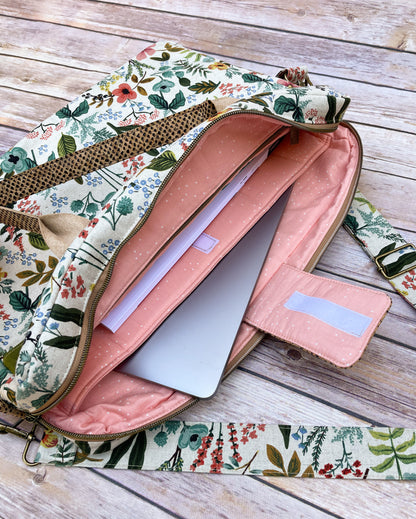 Lupin Laptop Bag - PDF sewing pattern