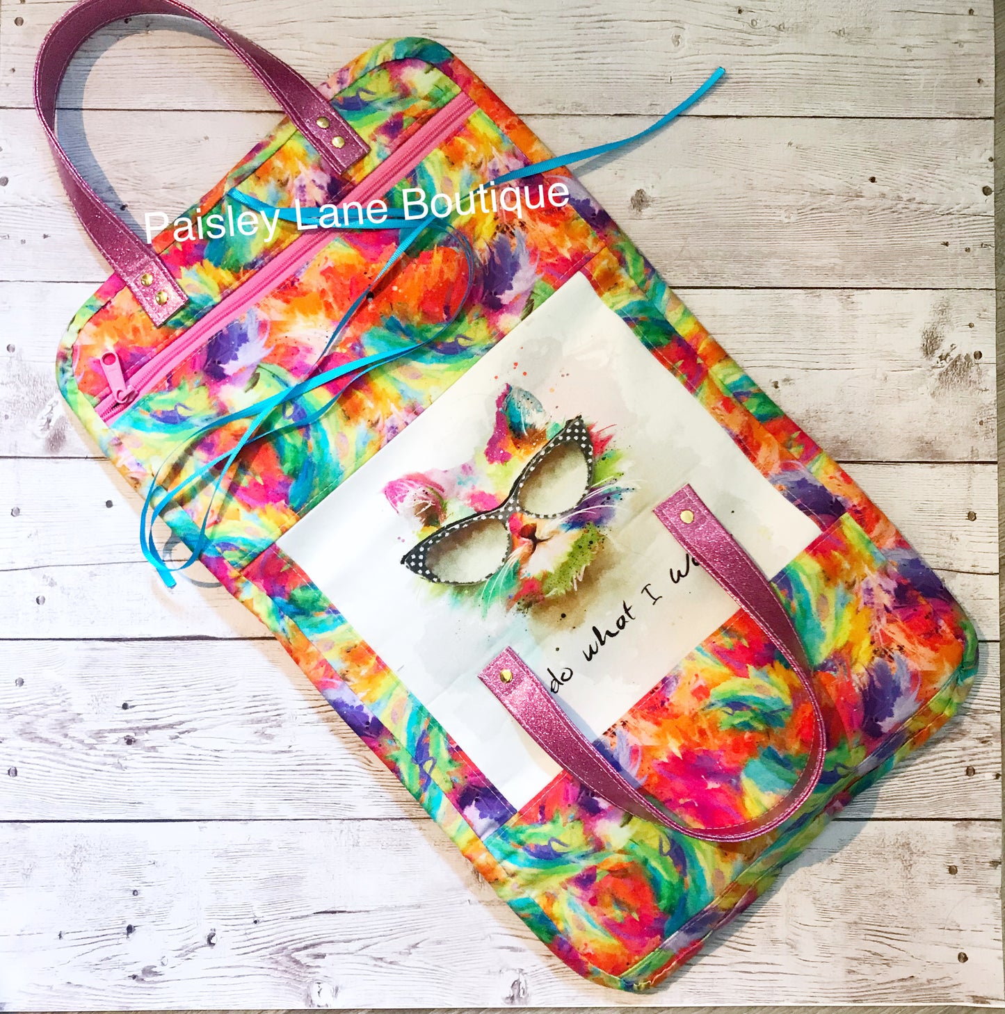 The Hibiscus Hanging Toiletry Bag - PDF sewing pattern