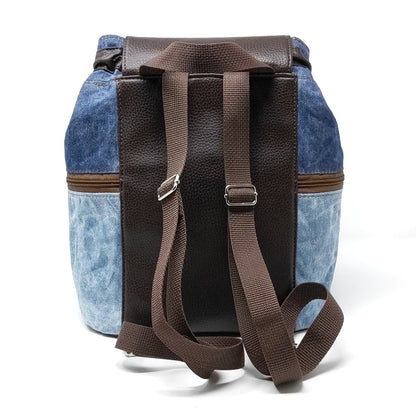 Bee Balm Waxed Canvas Backpack - PDF sewing pattern