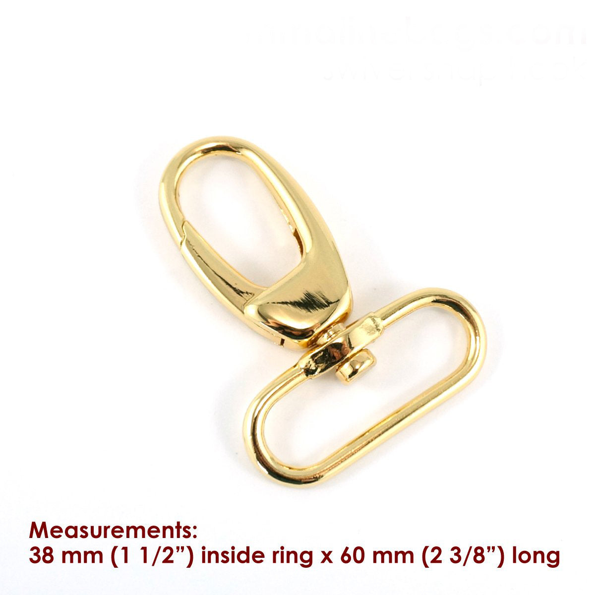 1.5" swivels (SET of 2) - Available in 5 metal finishes