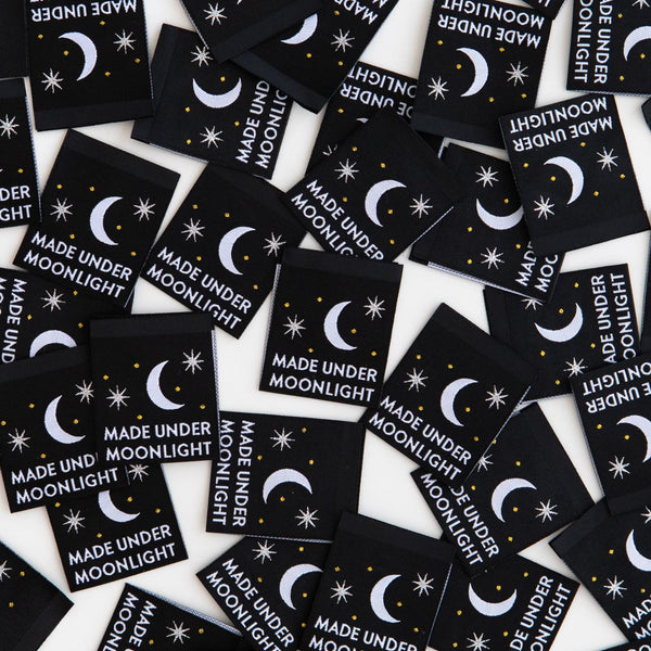 Made Under Moonlight - Sewing Woven Clothing Label Tags