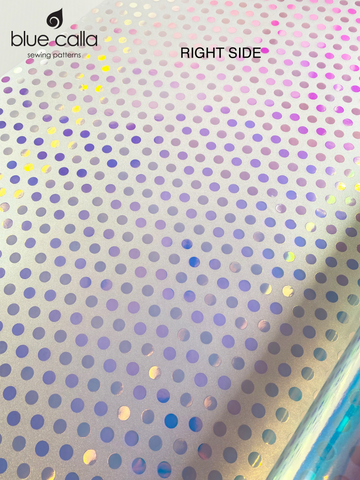 Printed Clear Vinyl (16 gauge) - Magical Polka Dot