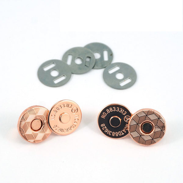 14mm magnetic snaps - Available in 6 metal finishes