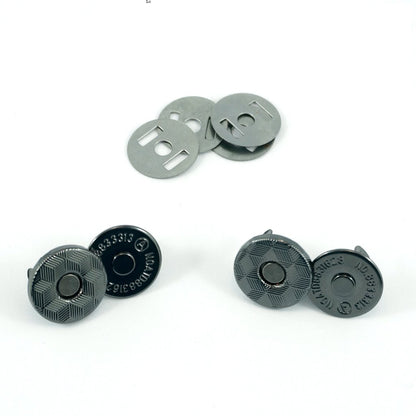 14mm magnetic snaps - Available in 6 metal finishes