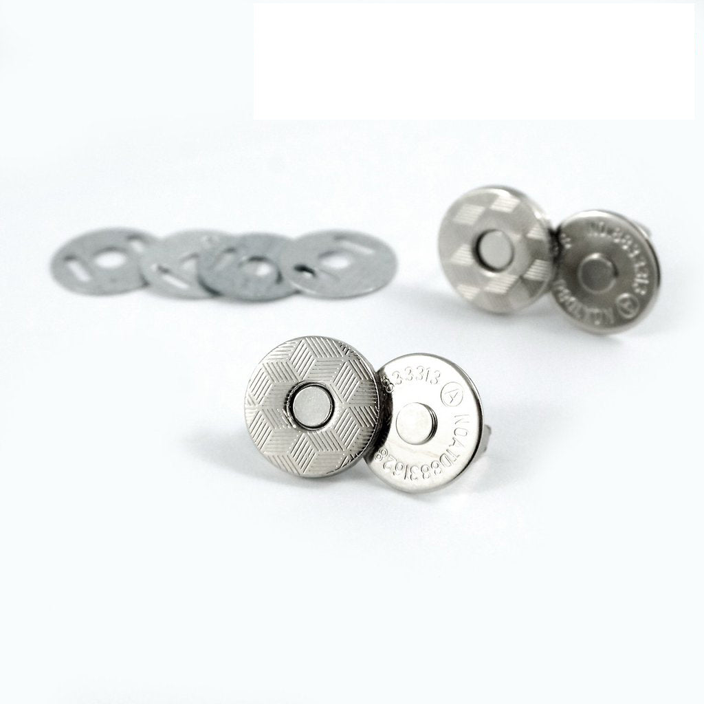 14mm magnetic snaps - Available in 6 metal finishes